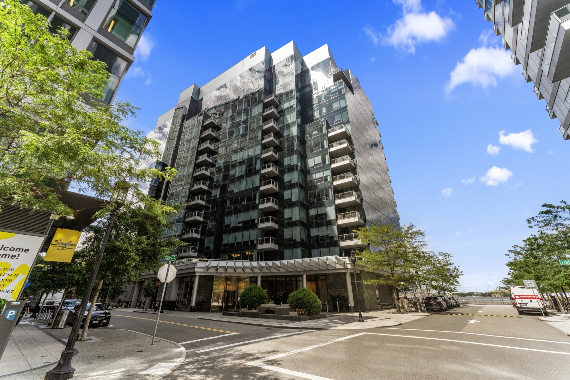 Exterior of 22 Liberty at Fan Pier